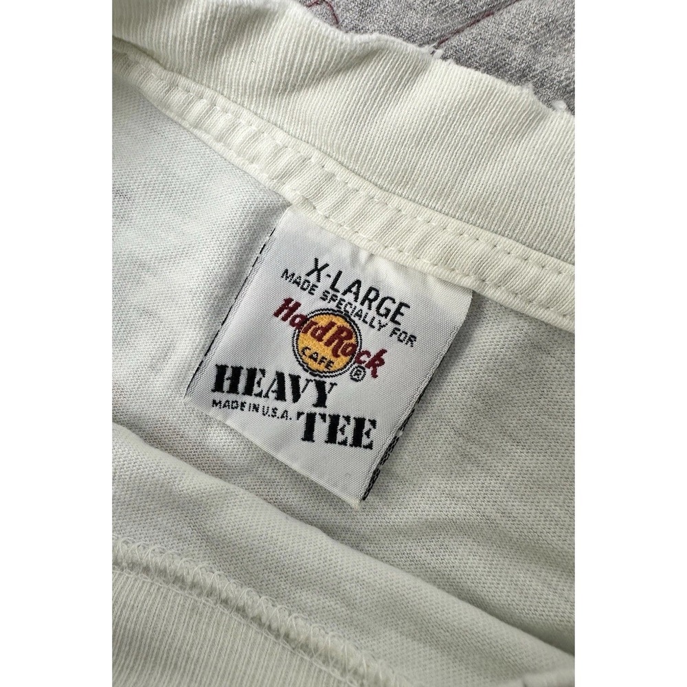 Hard Rock Cafe Nashville VTG 90's Heavy Tee / Worn & Distressed / XL / USA - Picture 6 of 9